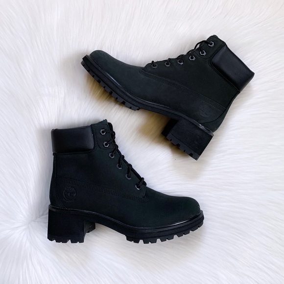 Timberland Kinsley Black 6 Inch Waterproof Boots - Picture 2 of 7